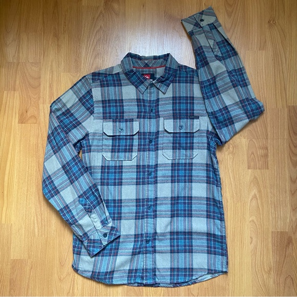 Quiksilver Other - Quiksilver Surfer Skater Flannel Boy’s XL